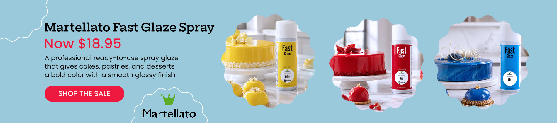 Martellato Glaze Spray Sale