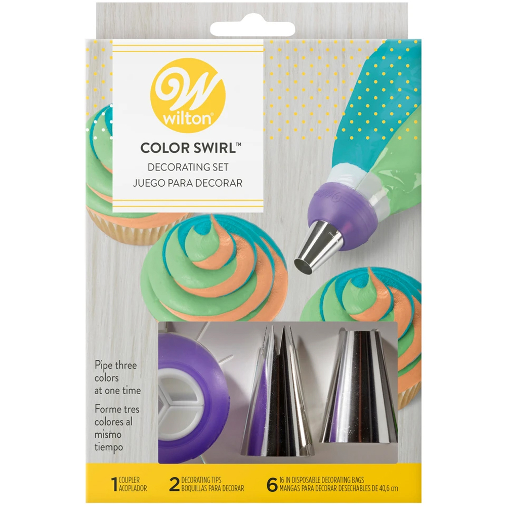 Wilton Color Swirl 3 Color Coupler Decorating Set