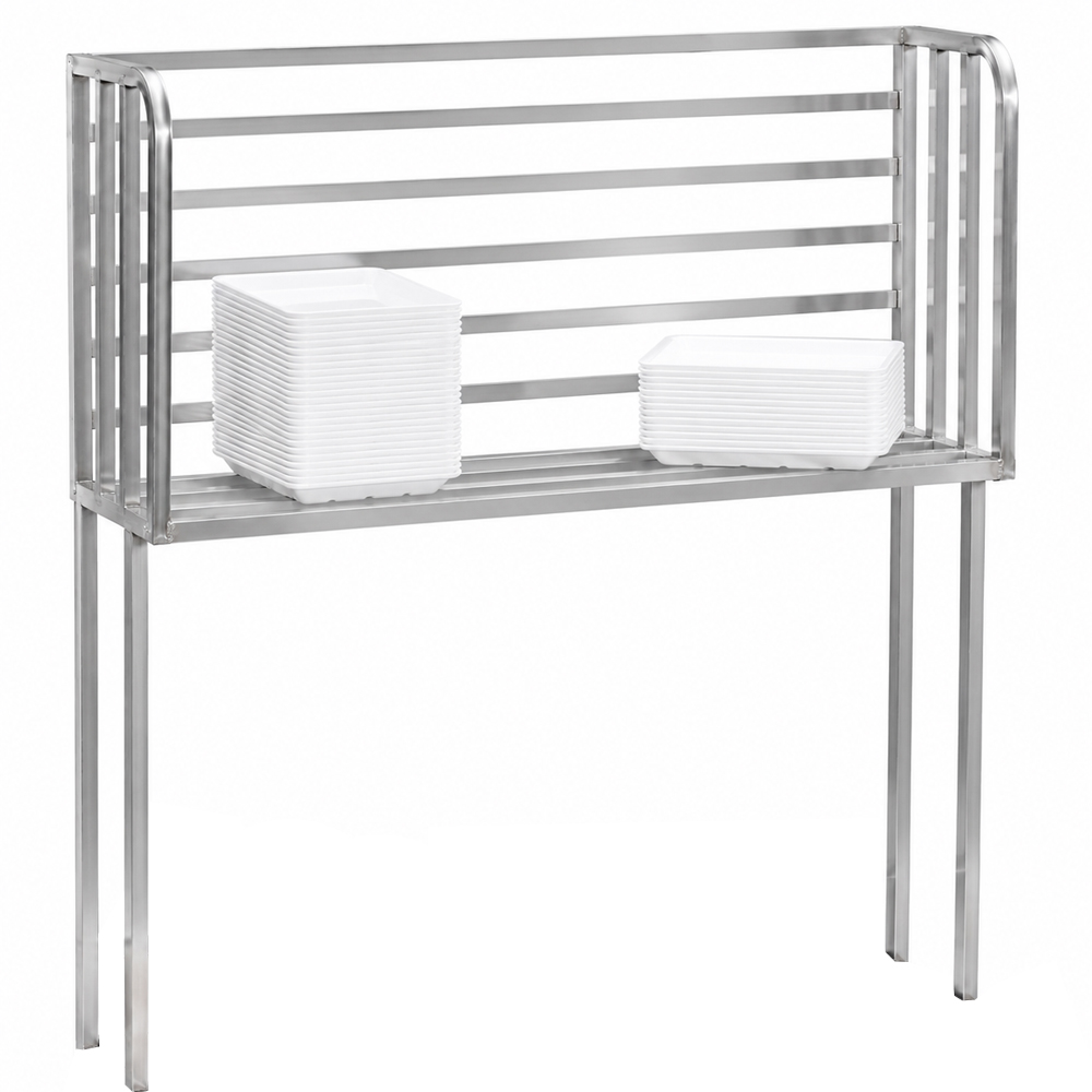 Channel Boat Rack Aluminum Construction 15" Deep (Front to Back), Table Mount, 48"