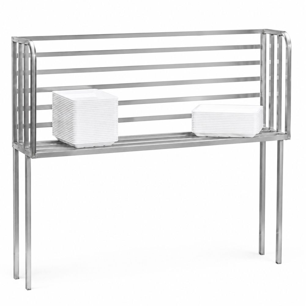Channel Boat Rack Aluminum Construction 15" Deep (Front to Back), Table Mount, 72"