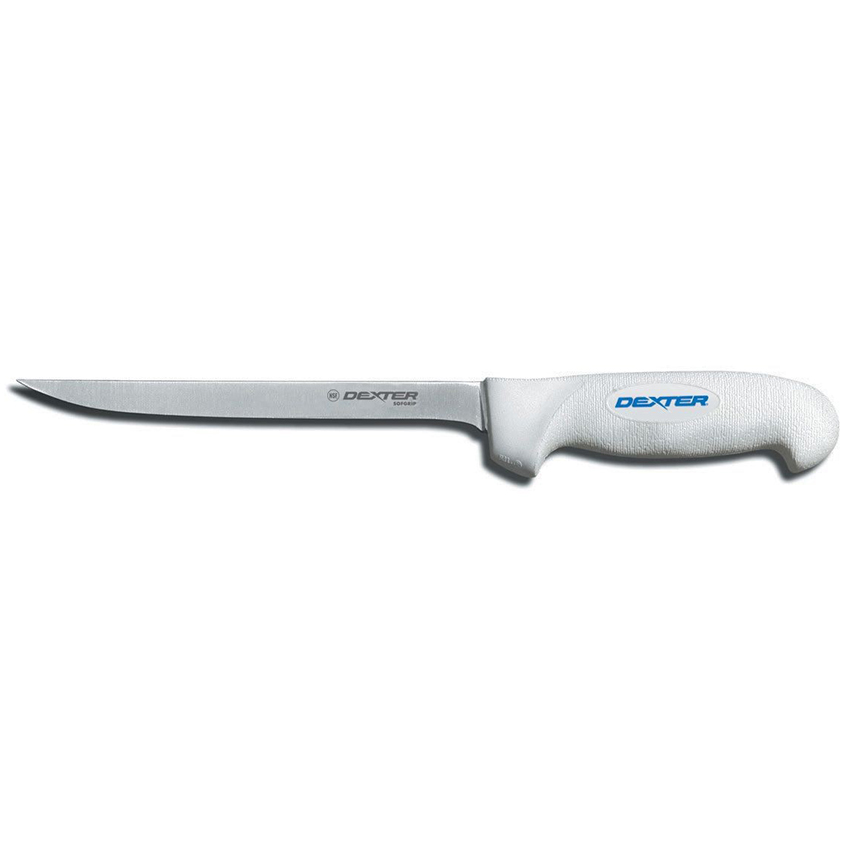Dexter-Russell White Fillet Knife 8" Flexible Blade, Sofgrip Handle