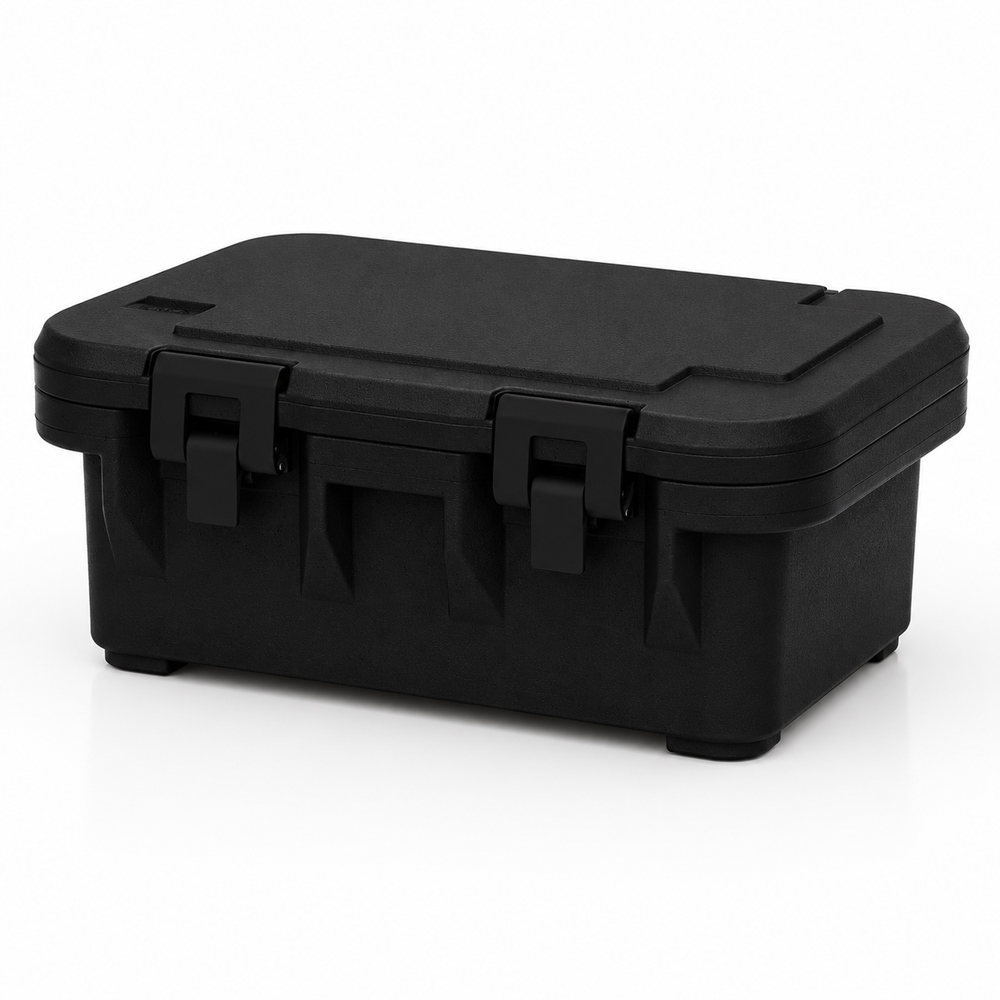 Cambro UPCS160 Insulated Food-Pan Carrier: Fits One Full-Size 6'' Deep Pan, Black