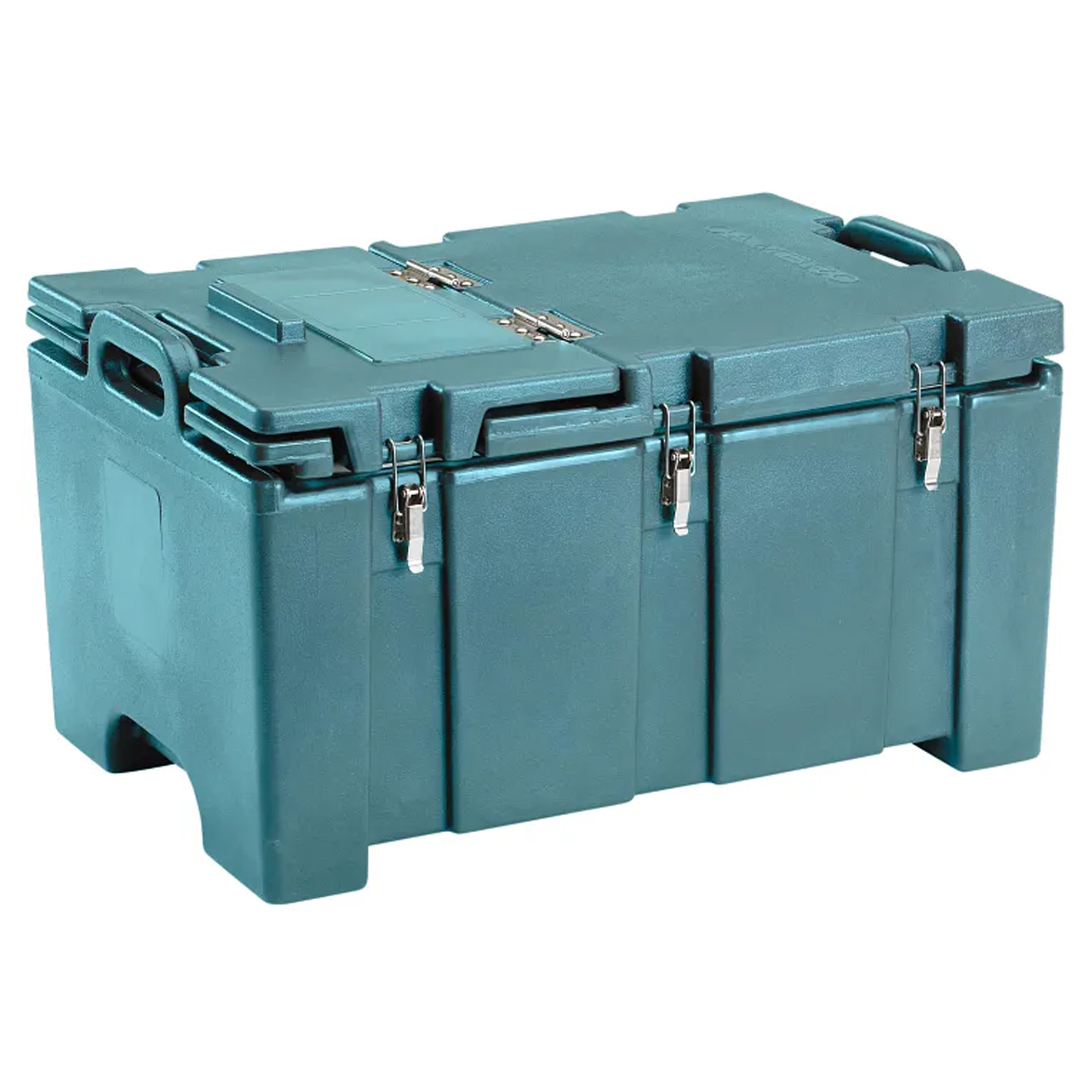 Cambro 100MPCHL Insulated Food-Pan Carrier with Hinged Serving Lid; for One Full-Size 8-Inch-Deep Pan, Slate Blue