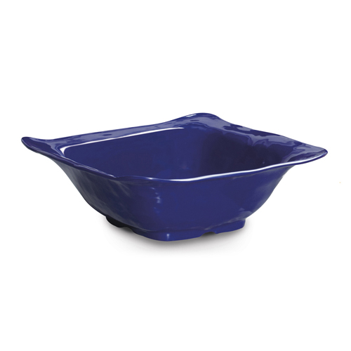 G. E. T. Melamine Bowl Square New York Series, 4.25 Qt., 13" x 4.5" D, Cobalt Blue