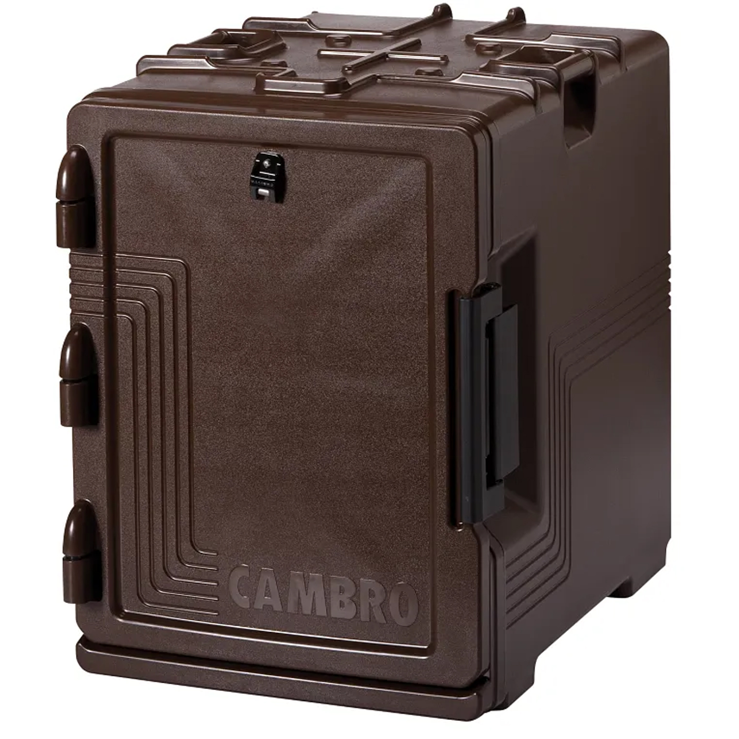 Cambro UPCS400 Insulated Food Pan Carrier, Holds 6 Full-Size 2-1/2" Deep Food Pans, Dark Brown