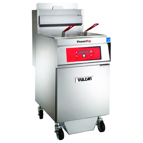 Vulcan 1VK65DF-1 PowerFry Natural Gas Fryer - 65 lb. Oil Cap. w/ Solid State Digital Control