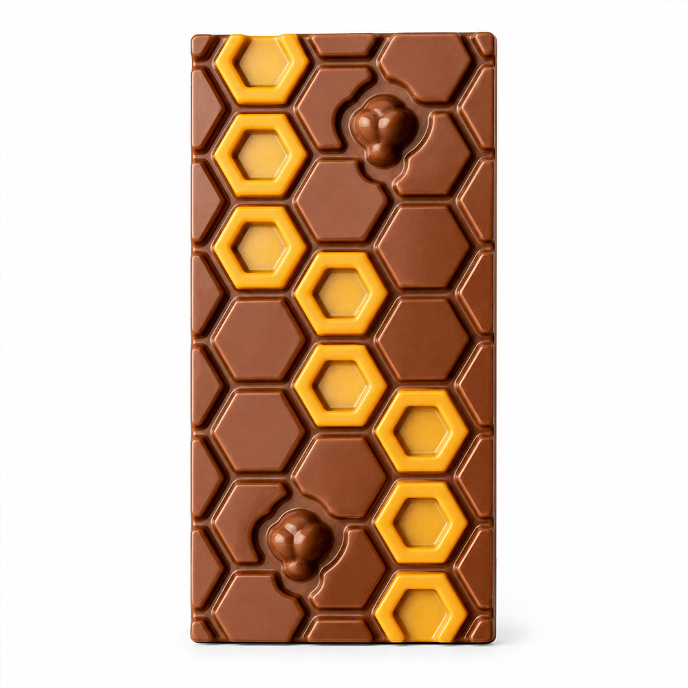 Martellato Hive Bar Polycarbonate Chocolate Mold, 3 Cavities
