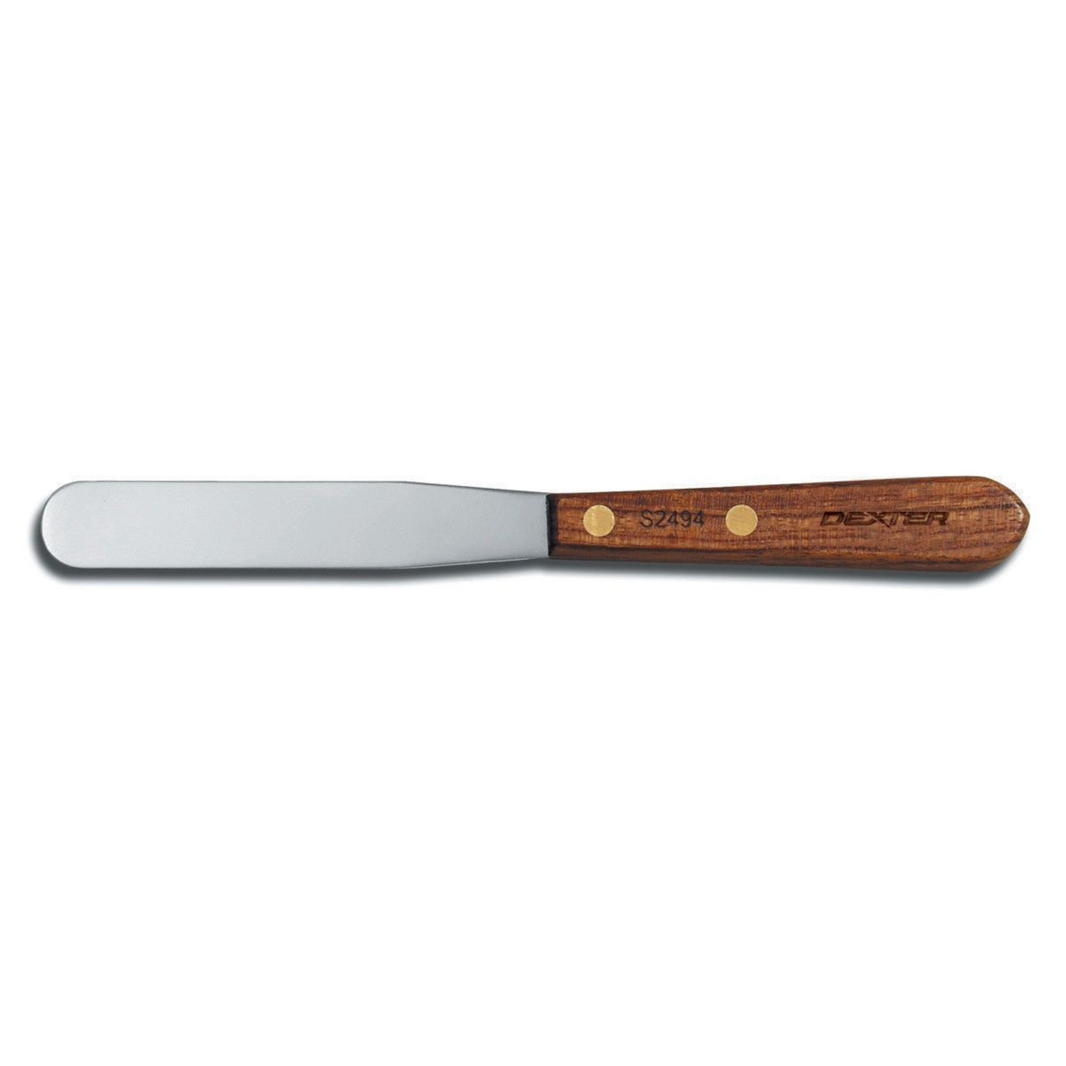 Dexter Russell Spatula, Rosewood Handle, Blade size 11/16" x 4"