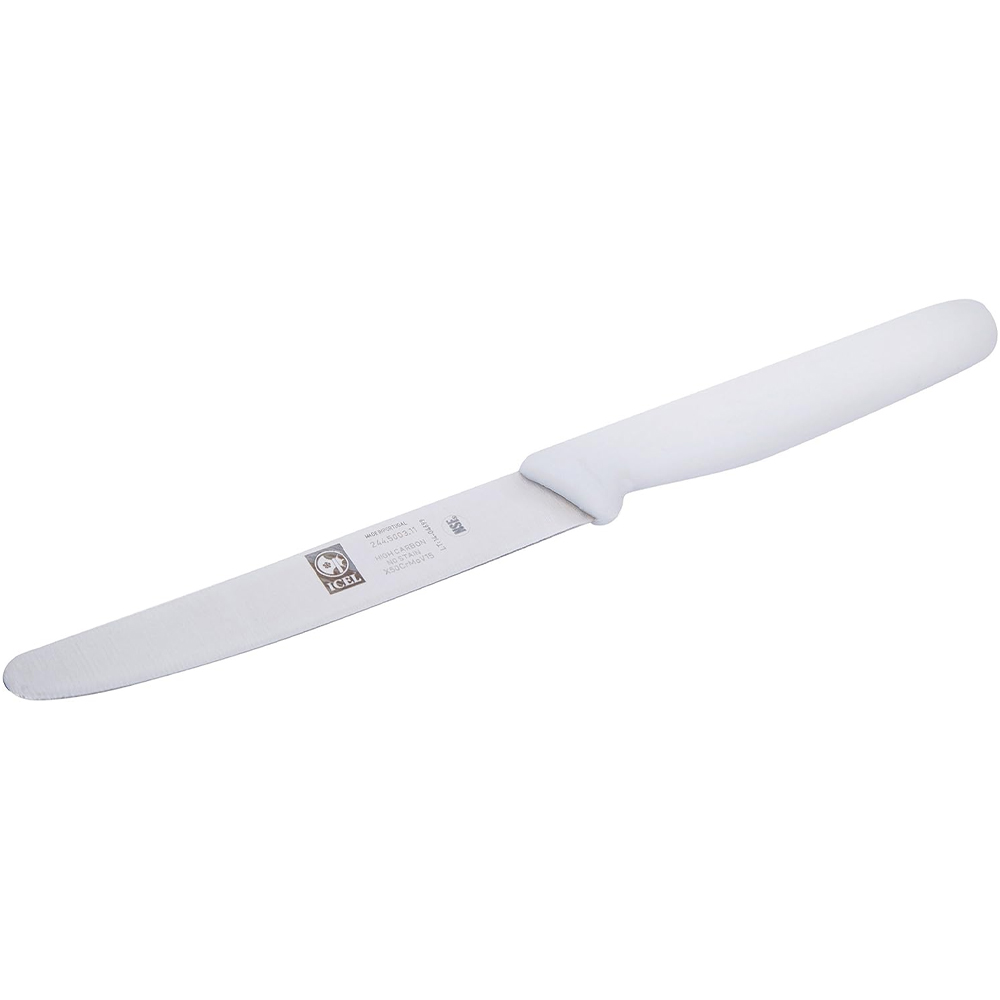 Icel White Straight Edge Paring Knife, 4.25" Blade