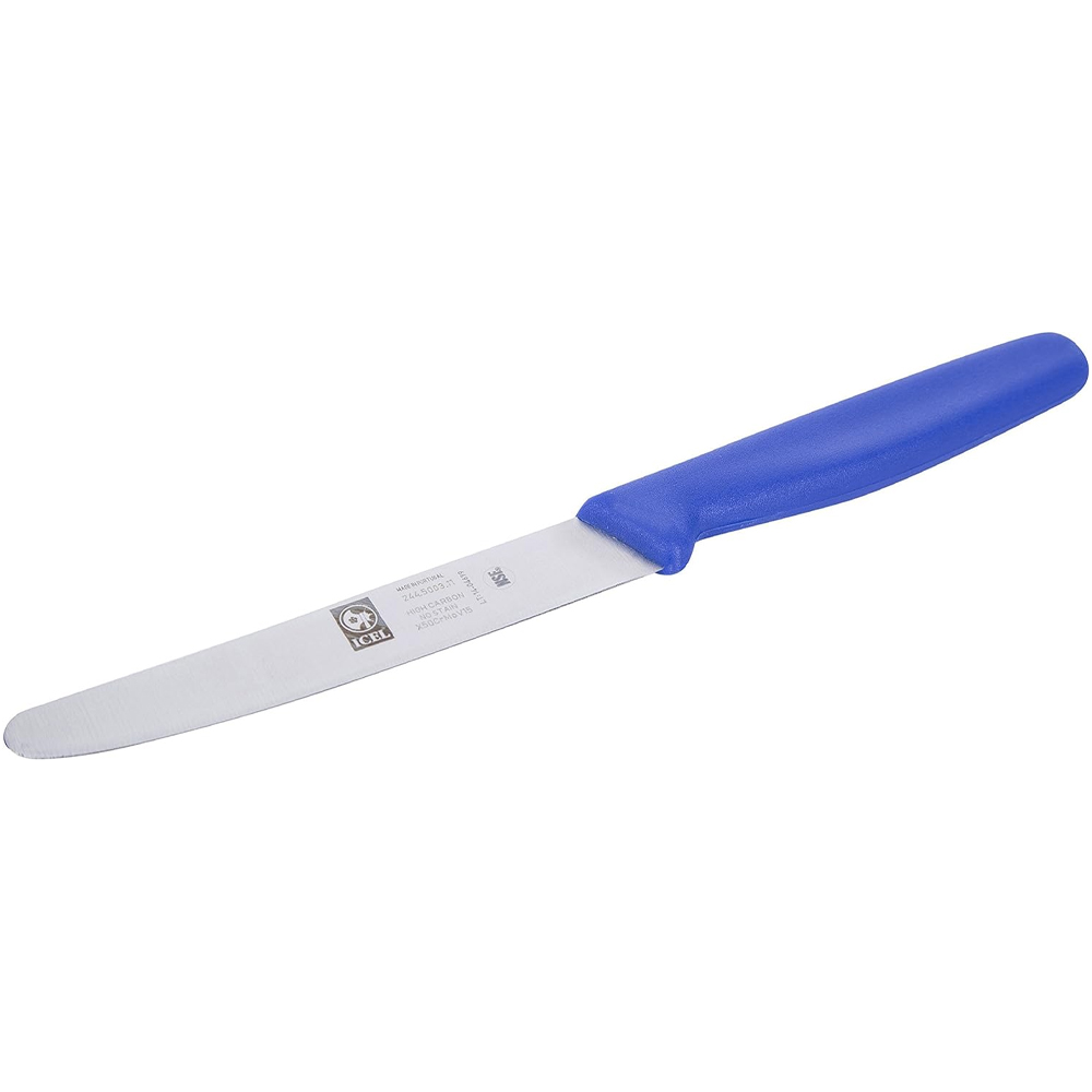 Icel Blue Straight Edge Paring Knife, 4.25" Blade