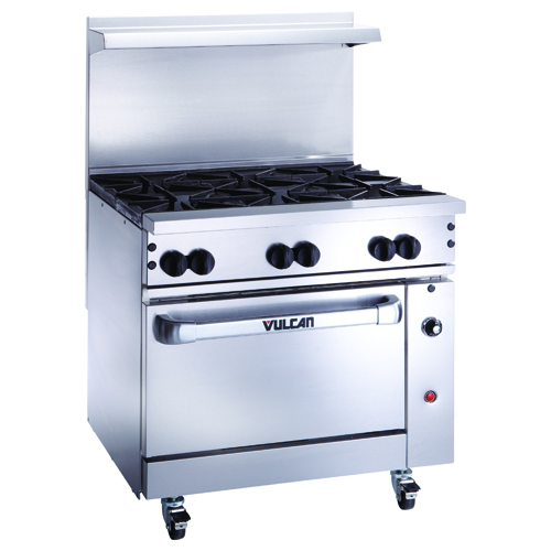 Vulcan 36C-6BN Endurance Natural Gas Range 36", 6 Open Burners