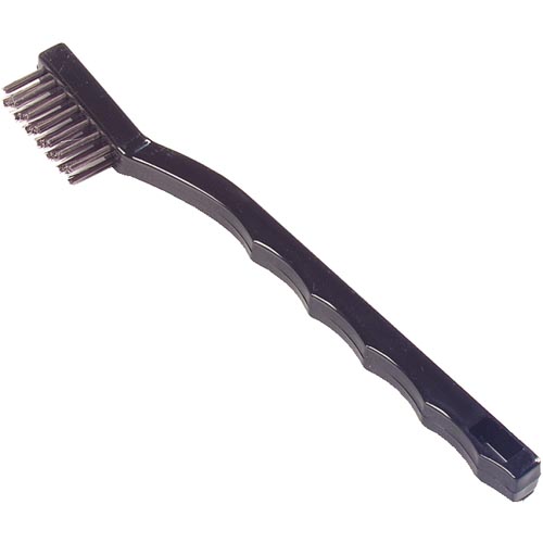 Carlisle 4067500 7.25" Toothbrush Style Utility Brush with S/S Bristles