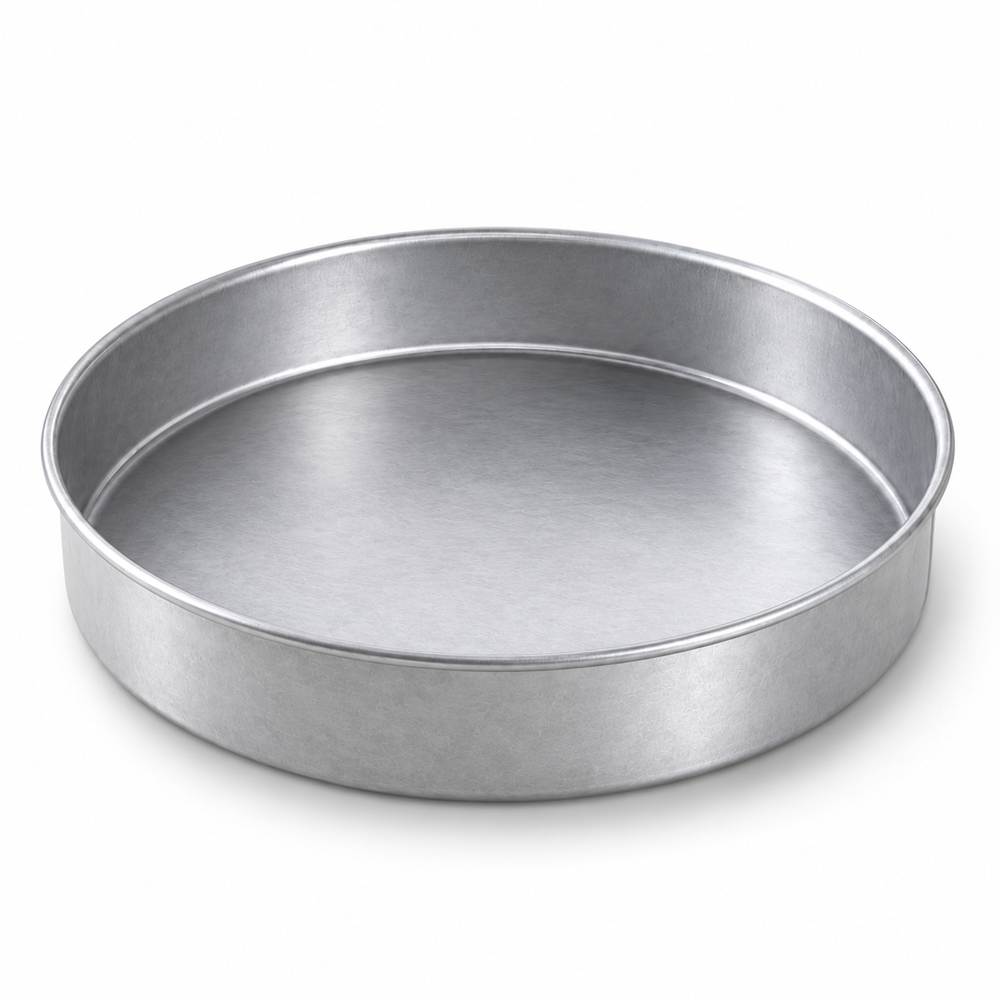 Chicago Metallic Round Aluminized Steel Glazed Cake Pan, 14" x 2" Deep - Case of 6
