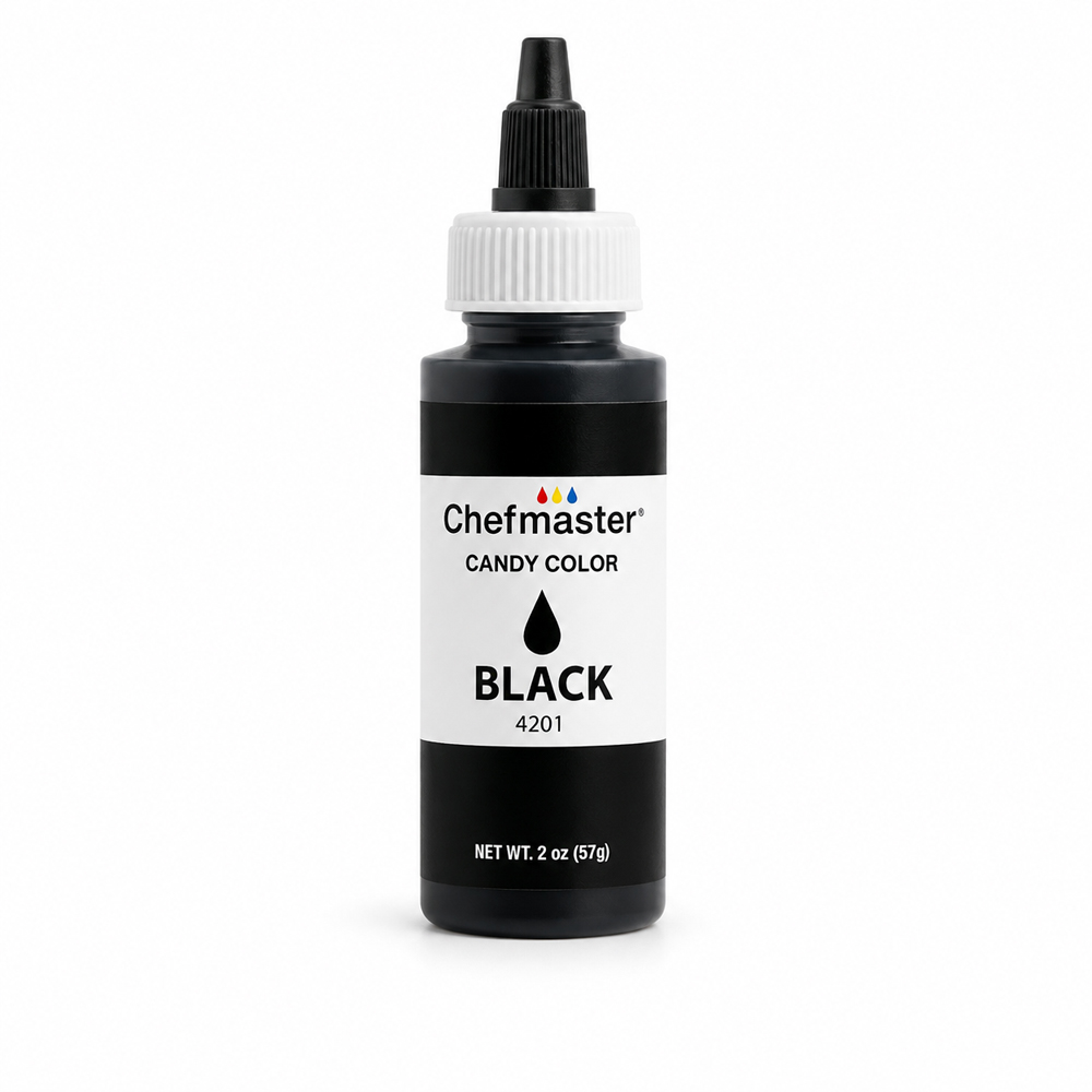 Chefmaster Black Liquid Candy Color, 2 Oz 
