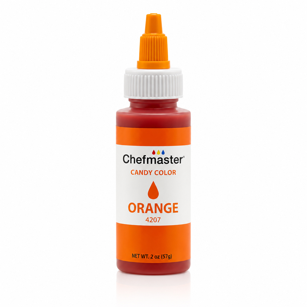 Chefmaster Orange Liquid Candy Color, 2 Oz 