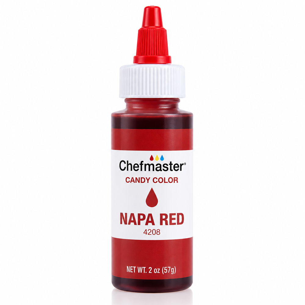 Chefmaster Napa Red Candy Color, 2 oz.
