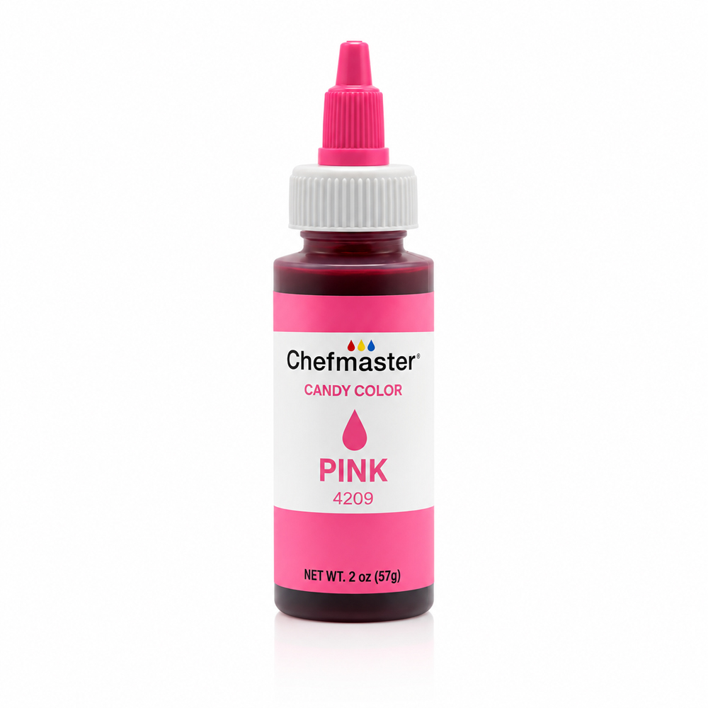 Chefmaster Pink Liquid Candy Color, 2 Oz 
