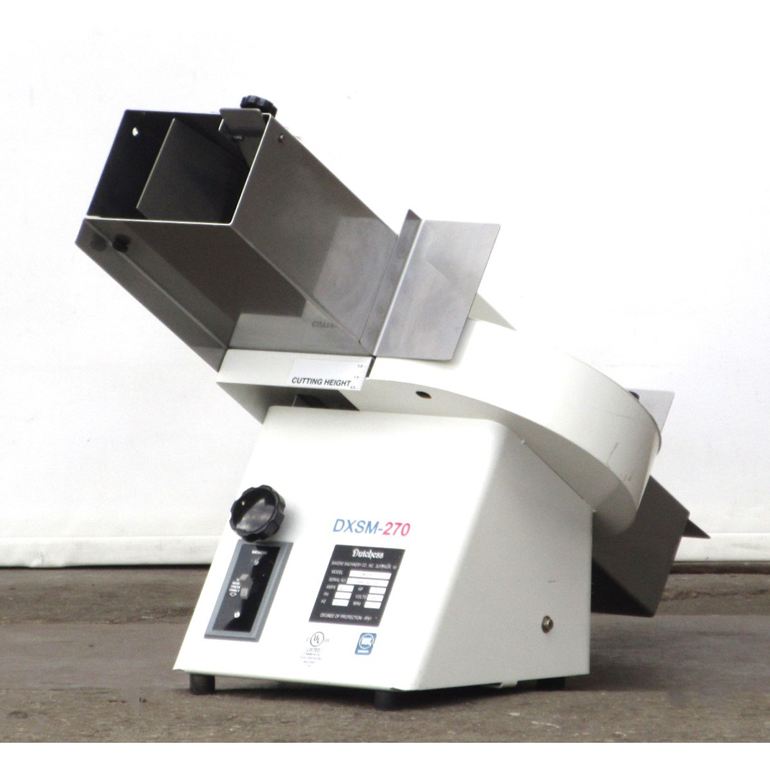 Dutchess M-270 Countertop Bun/ Bagel Slicer, Used Excellent Condition 