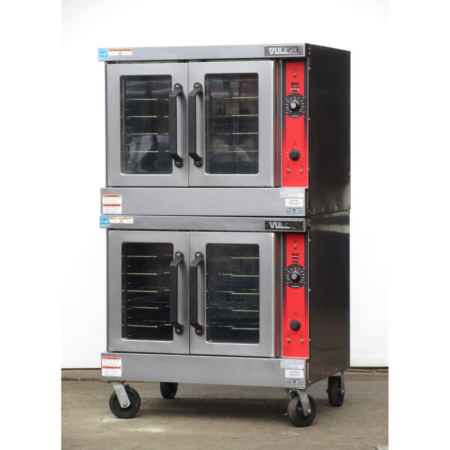 Vulcan VC44GD Double Full Size Natural Gas Convection Oven, Used Excellent Condition 