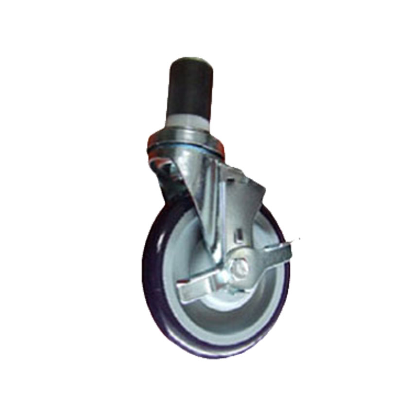 5" Stem Caster for Worktable, With Brake