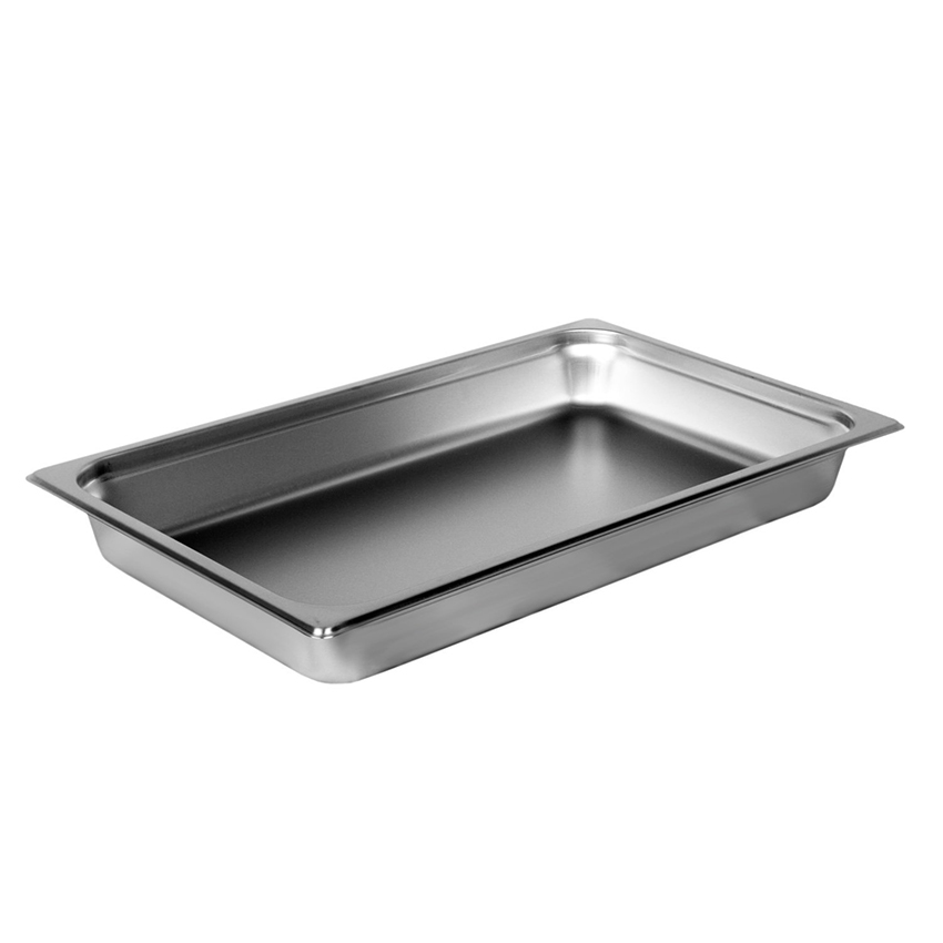 Winco Steam Table Pan, Stainless, Full Size (12-3/4" x 20-3/4") x 2-1/2" High