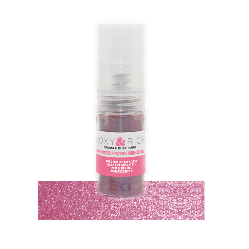 Roxy & Rich Princess Pink Sparkle Dust Pump, 4 Grams