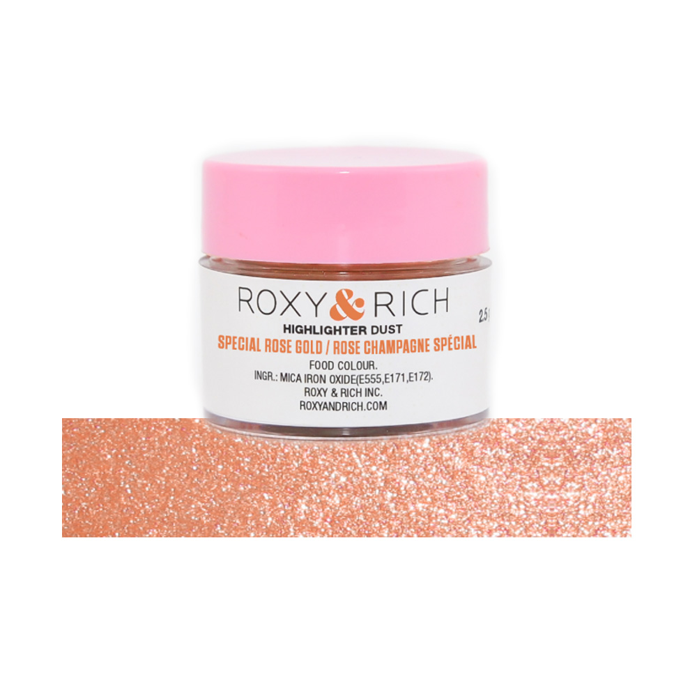 Roxy & Rich Special Rose Gold Metallic Highlighter Dust, 2.5 Grams