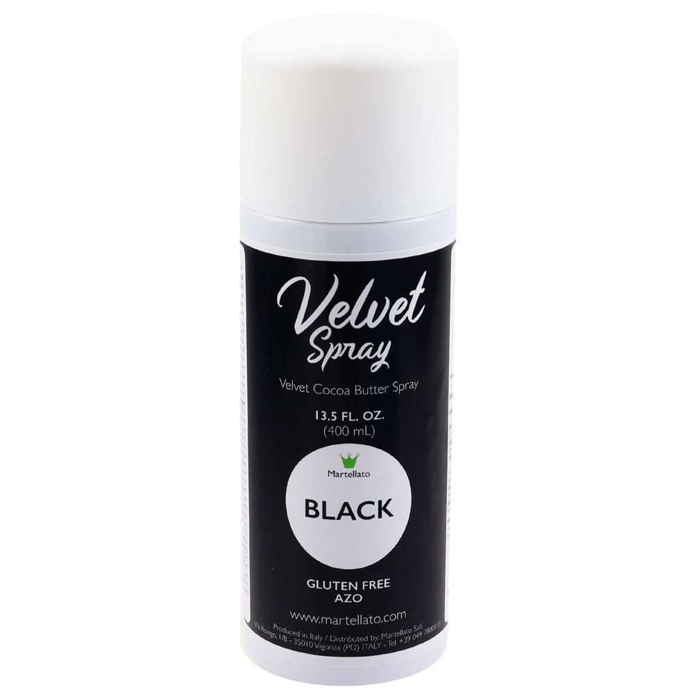 Martellato Edible Black Velvet Spray, 13.5 Oz