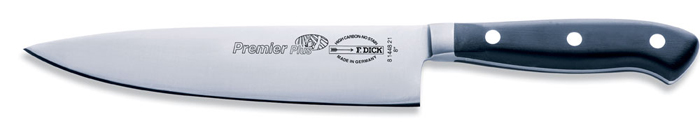 F. Dick 8'' Chef's Knife. Half Bolster. Forged