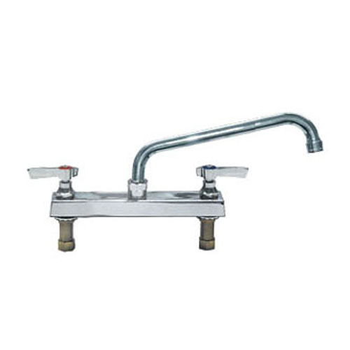 8" Deck Mount Faucet, 10" Spout