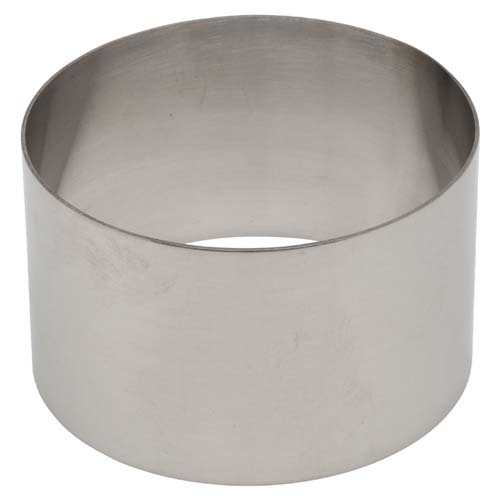 Ateco Stainless Steel Round Tart Ring Mold 3.5-Inch Diameter by 2.1-Inch High