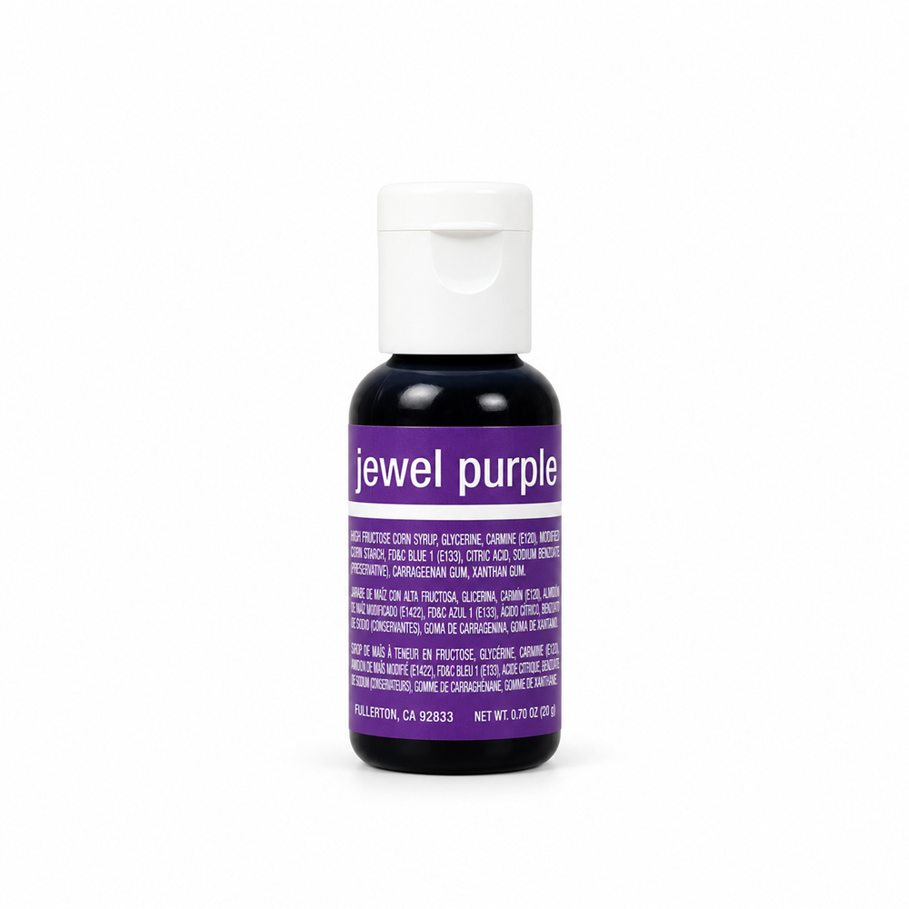 Chefmaster Jewel Purple Liqua Gel Food Coloring, 0.70 oz.