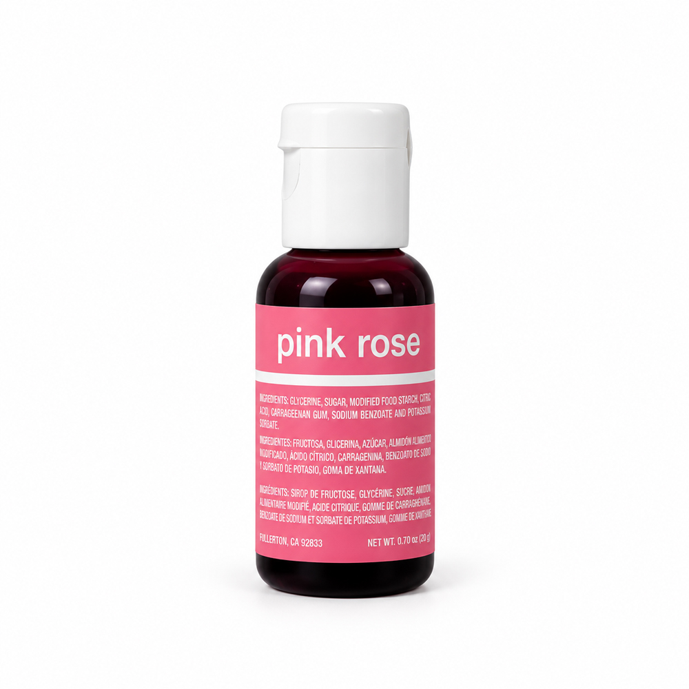 Chefmaster Pink Rose Liqua Gel Food Coloring, 0.70 oz.