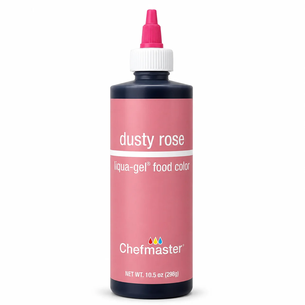 Chefmaster Dusty Rose Liqua Gel Food Coloring, 10.5 oz.
