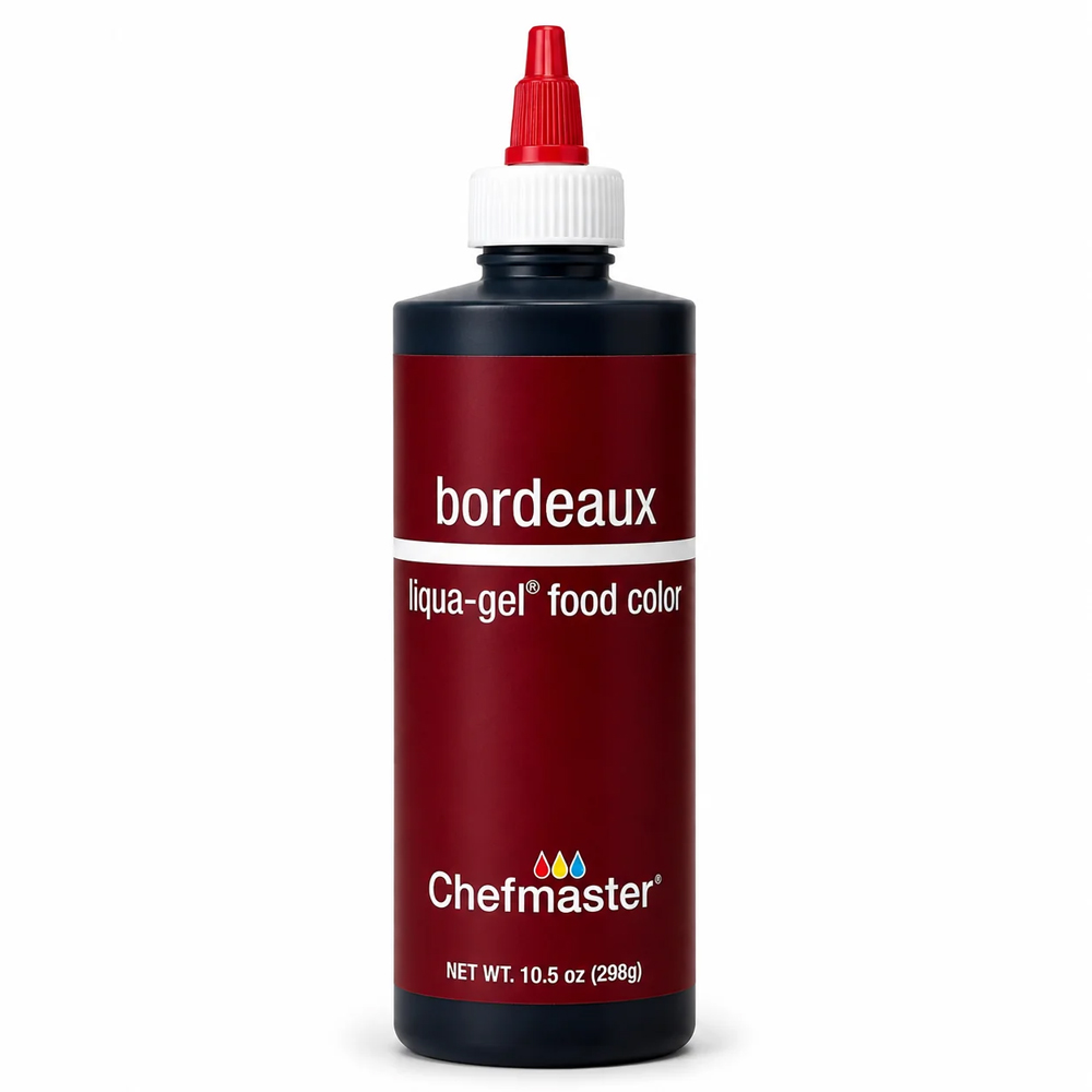 Chefmaster Bordeaux Liqua Gel Food Coloring, 10.5 oz.