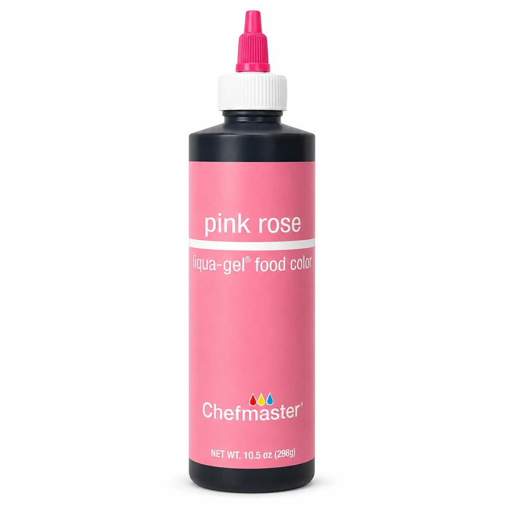Chefmaster Pink Rose Liqua Gel Food Coloring, 10.5 oz.