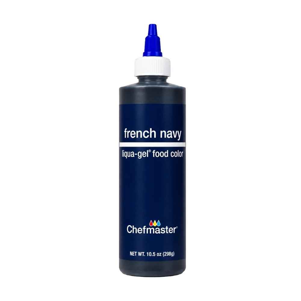 Chefmaster French Navy Liqua Gel Food Coloring, 10.5 oz.