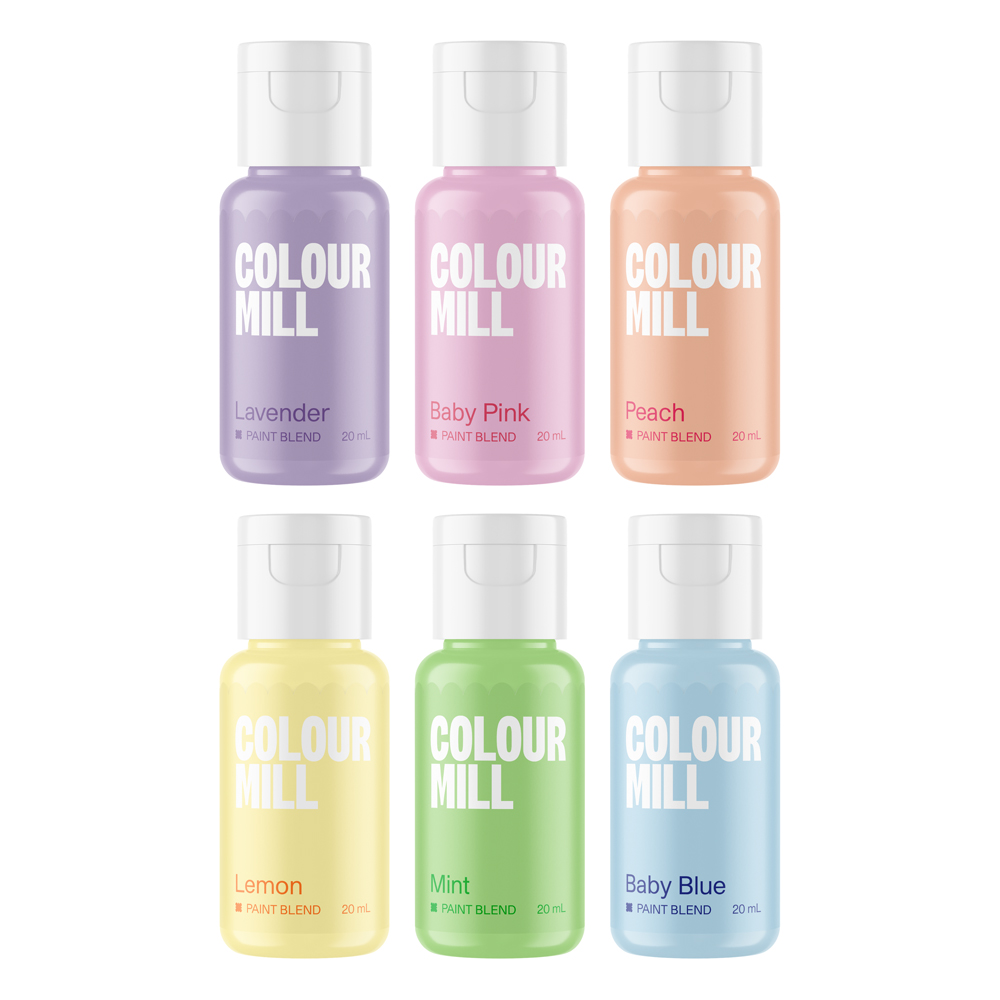 Colour Mill Pastel Paint Blend Pack, 20ml - Pack of 6