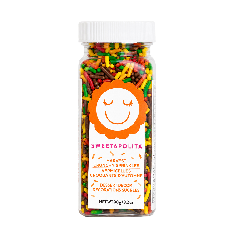 Sweetapolita Harvest Crunchy Sprinkles, 3.2 oz.
