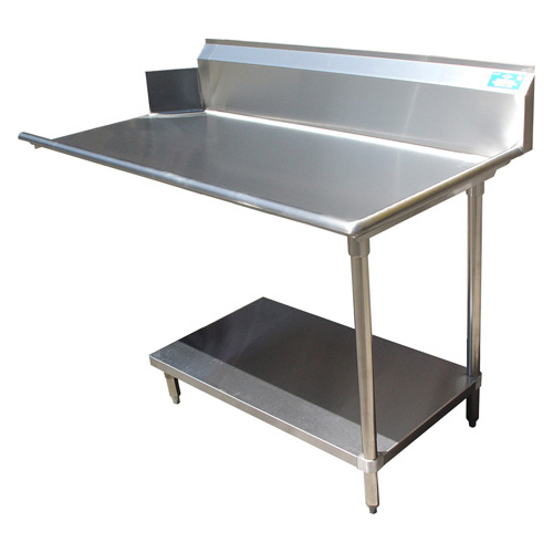 DHCT-G48R Stainless Steel Clean Dishtable with Undershelf - 48"W Right