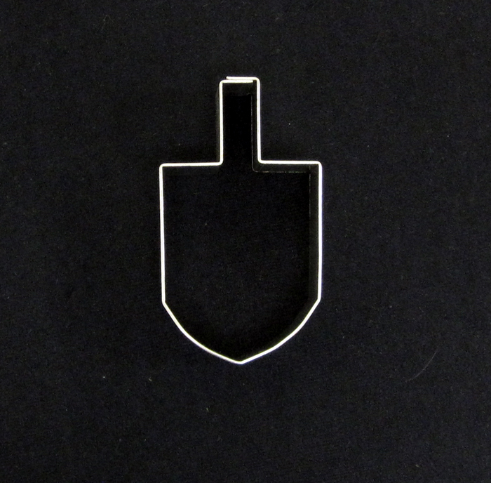Dreidel Cookie Cutter, Heavy Duty Stainless Steel