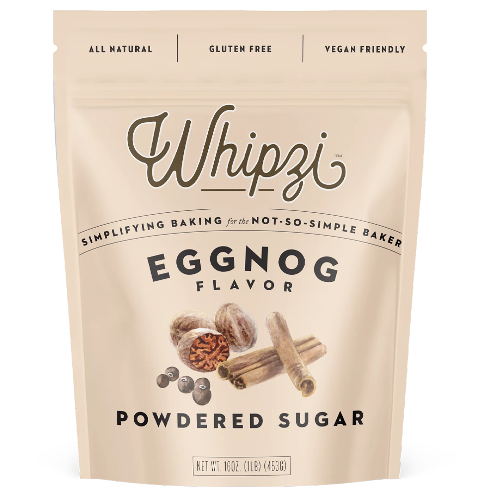 Whipzi Eggnog Flavored Powdered Sugar, 16 oz.