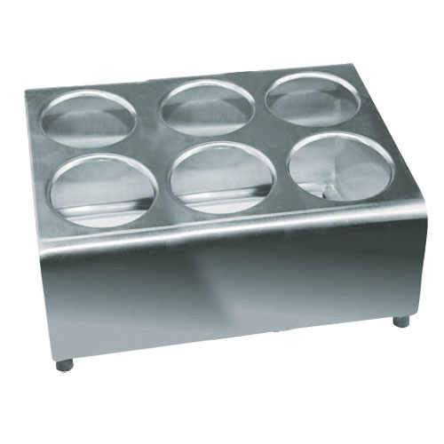 Winco FC-6H Flatware-Cylinder Holder, 6 Holes