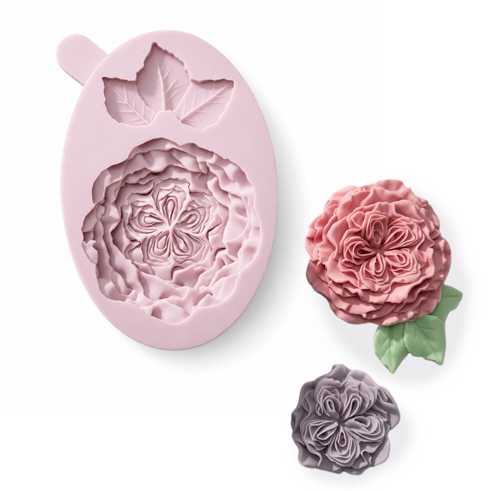 Karen Davies Sugarcraft David Austin Rose Silicone Mold