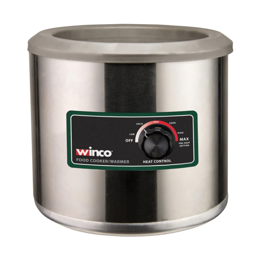 Winco Round Electric Food Cooker / Warmer 7 Quart, Used Excellent Condition