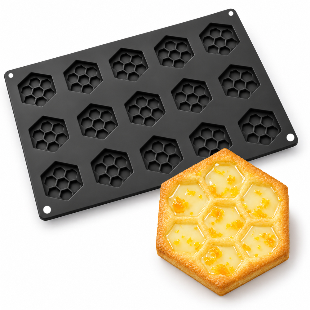 Flexipan Inspiration Honeycomb Mold, 15 Cavities