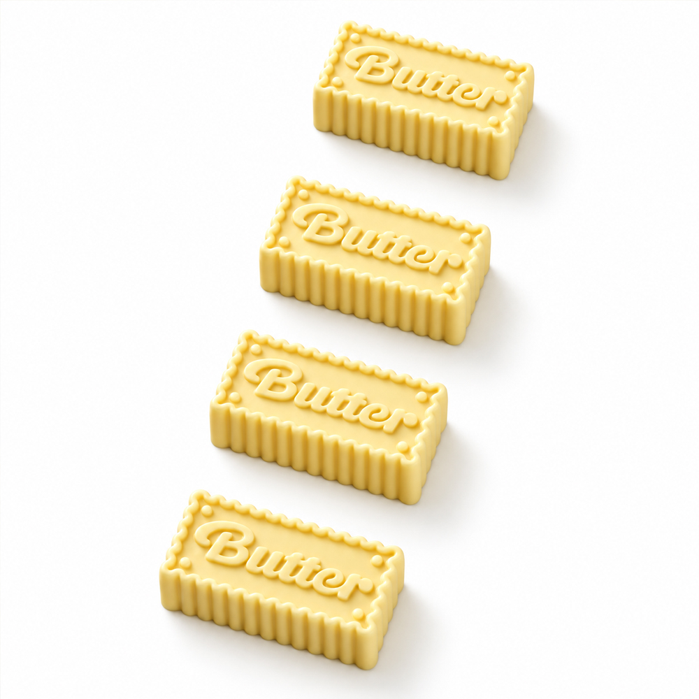 Pavoni GG083 Silicone Butter Mold, 16 Cavities