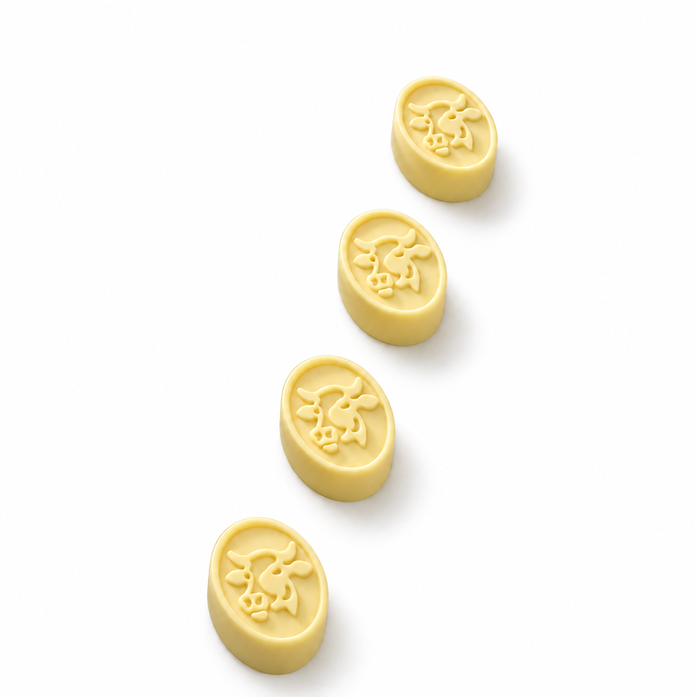 Pavoni GG084 MUU MUU Silicone Butter Mold, 12 Cavities
