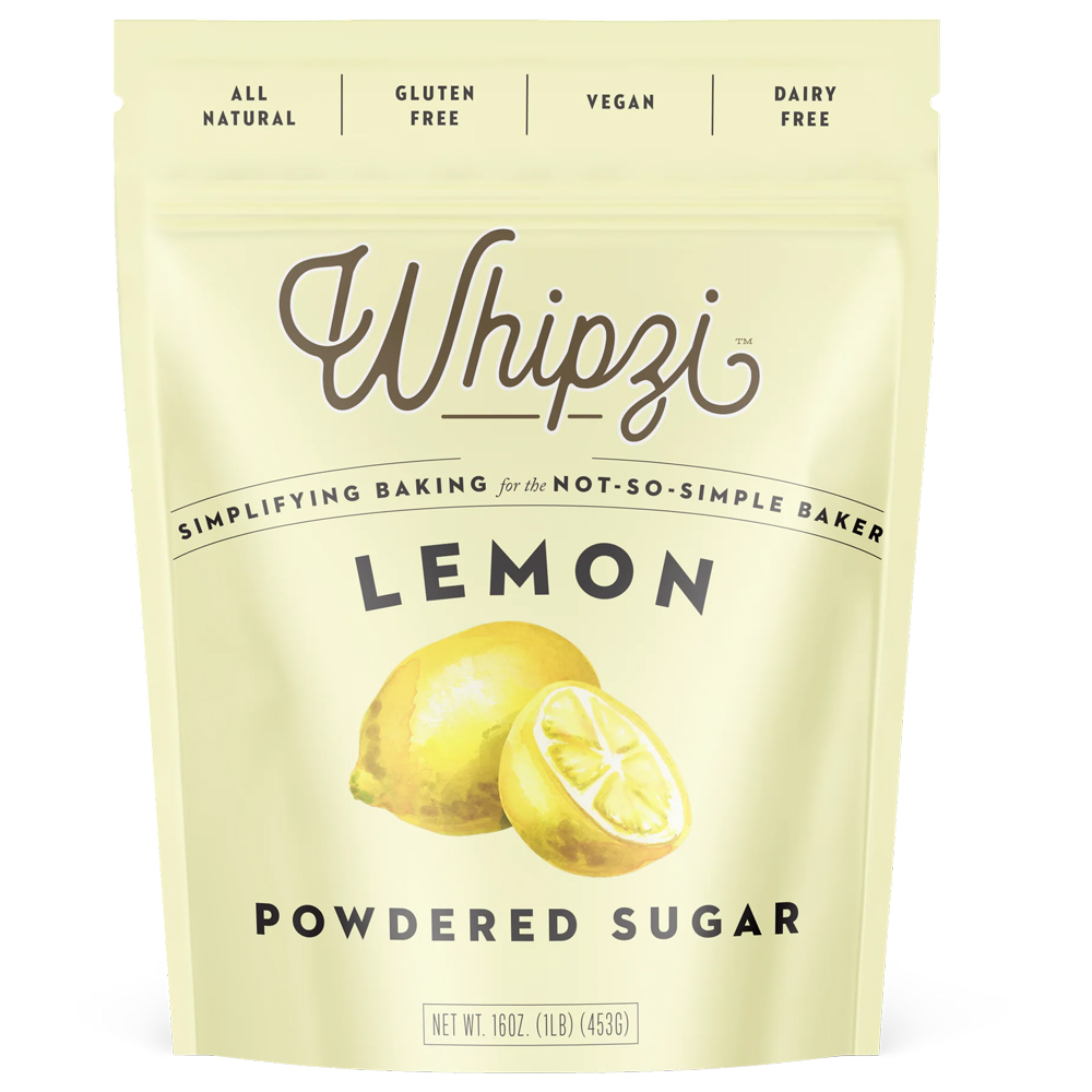 Whipzi Lemon Flavor Powdered Sugar, 16 oz.