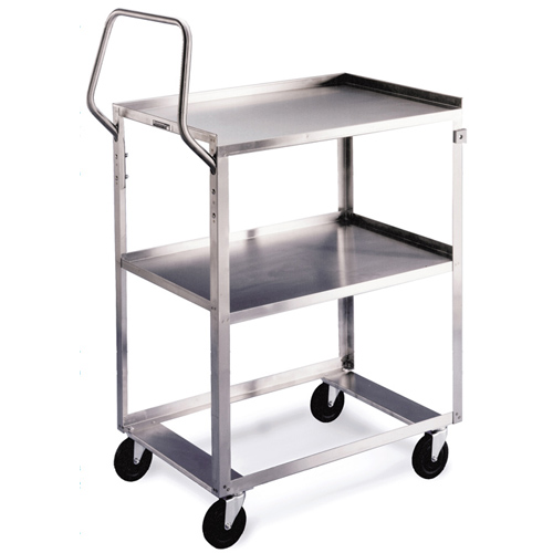 Lakeside Ergo-One Stantard Duty Utility Cart - 300 Lb. Cap., Shelf Size: 15-1/2" x 24"